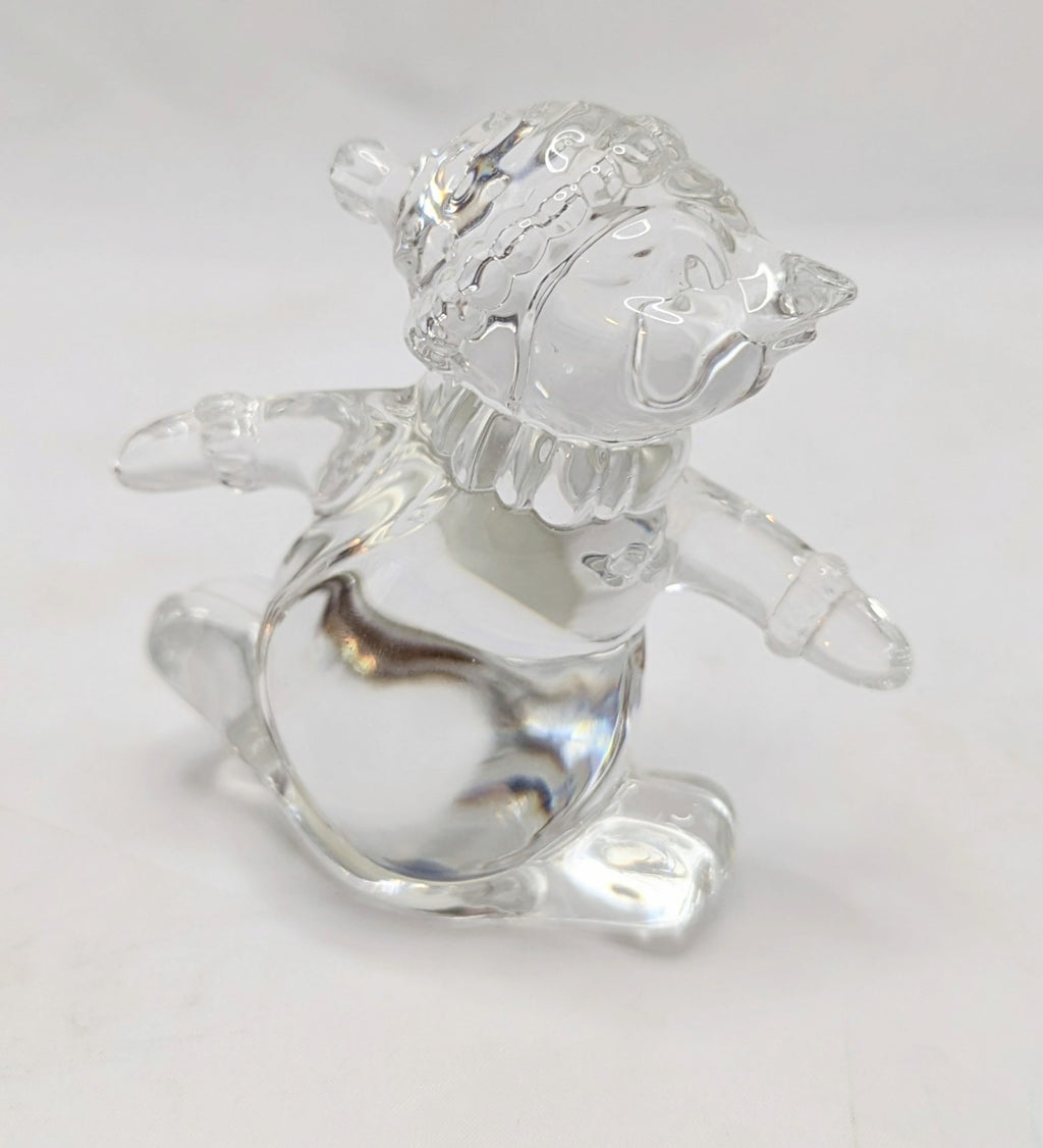 Vintage Princess House 24% Lead Crystal Rocking Perry Penguin Figurine