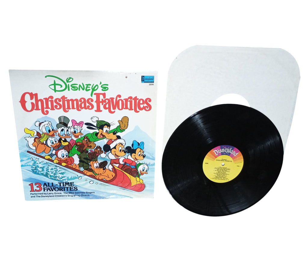 1979 Disneyland Records Disney's Christmas Favorites Sing-A-Long 2506 Vinyl LP