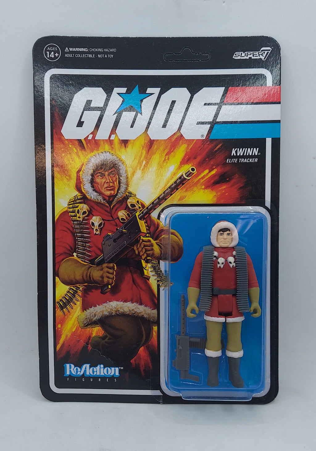 Super7 G.I. Joe ReAction Kwinn 3.75" Action Figure