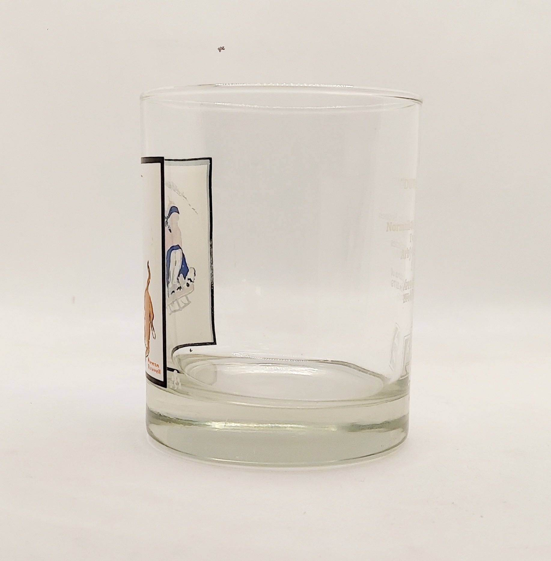 1979 Arby's Pepsi Norman Rockwell's Downhill Daring Glass image 2