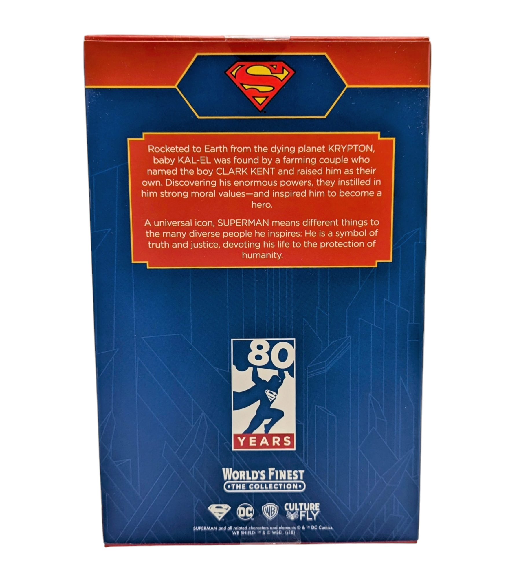 Culturefly DC World's Finest The Collection Superman Vinyl Figure image 2