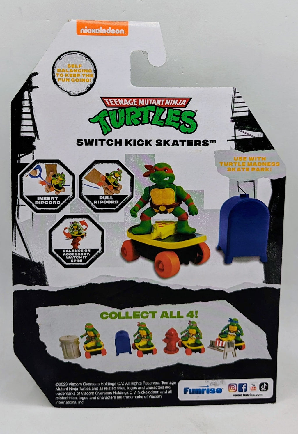 Funrise TMNT Teenage Mutant Ninja Turtles Switch Kick Skaters Raphael image 2