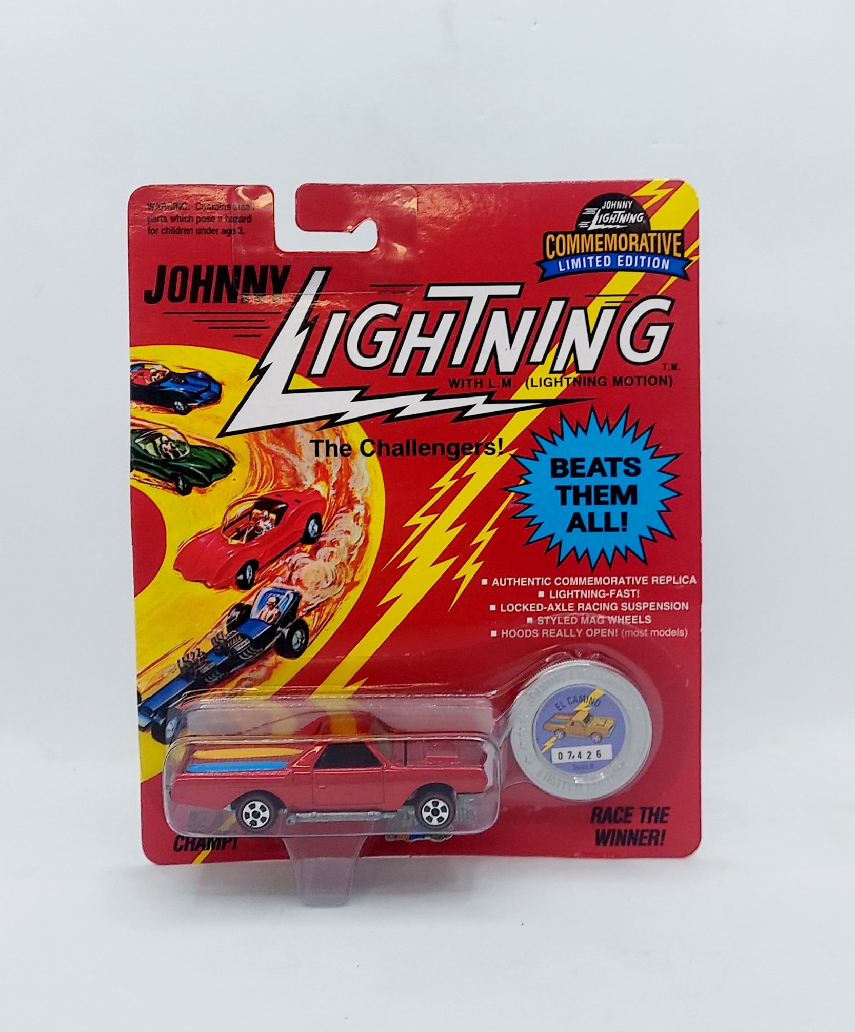 1993 Johnny Lightning The Challengers El Camino Red