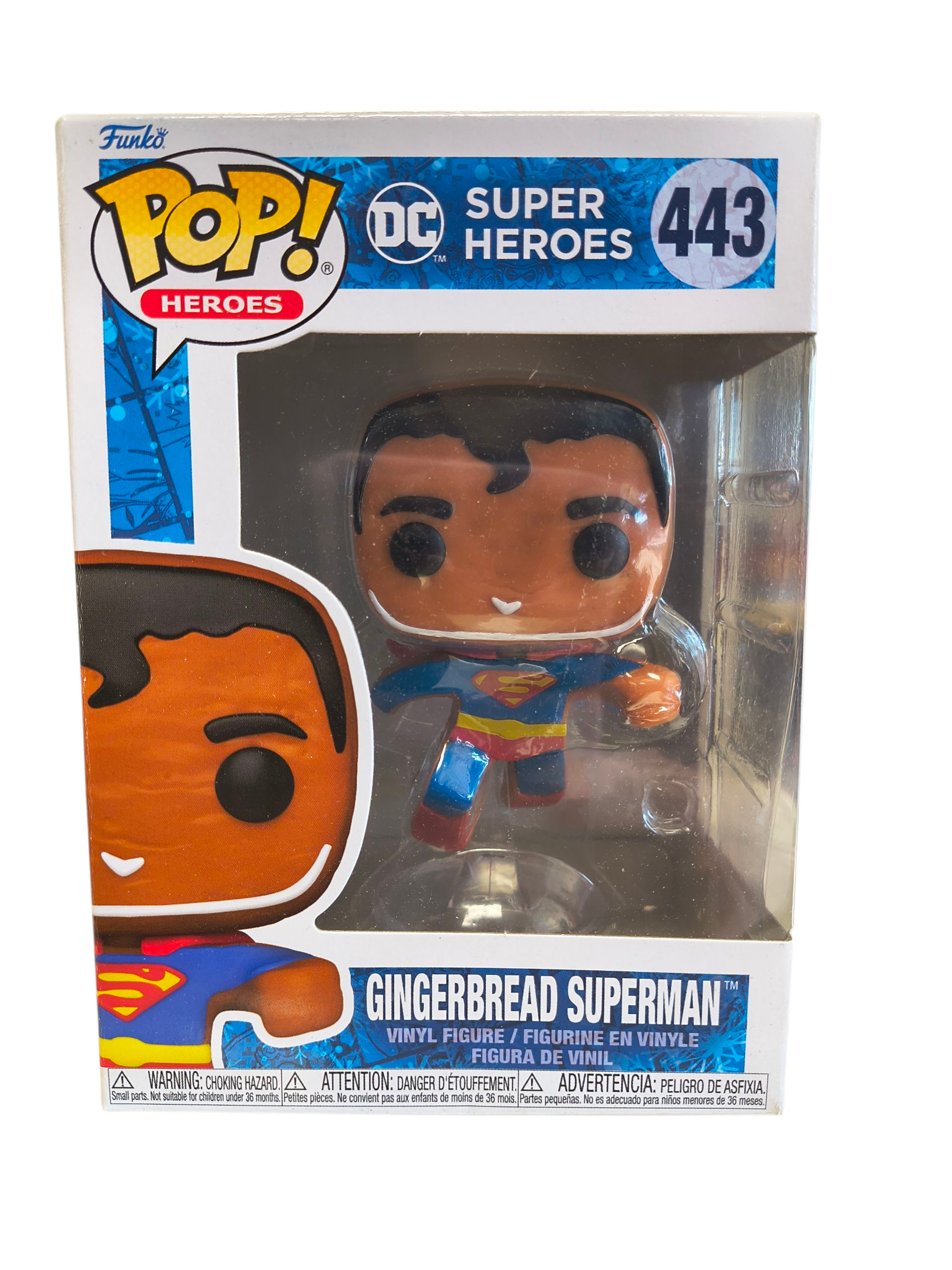 Funko Pop! Heroes DC Comics Super Heroes Gingerbread Superman #443