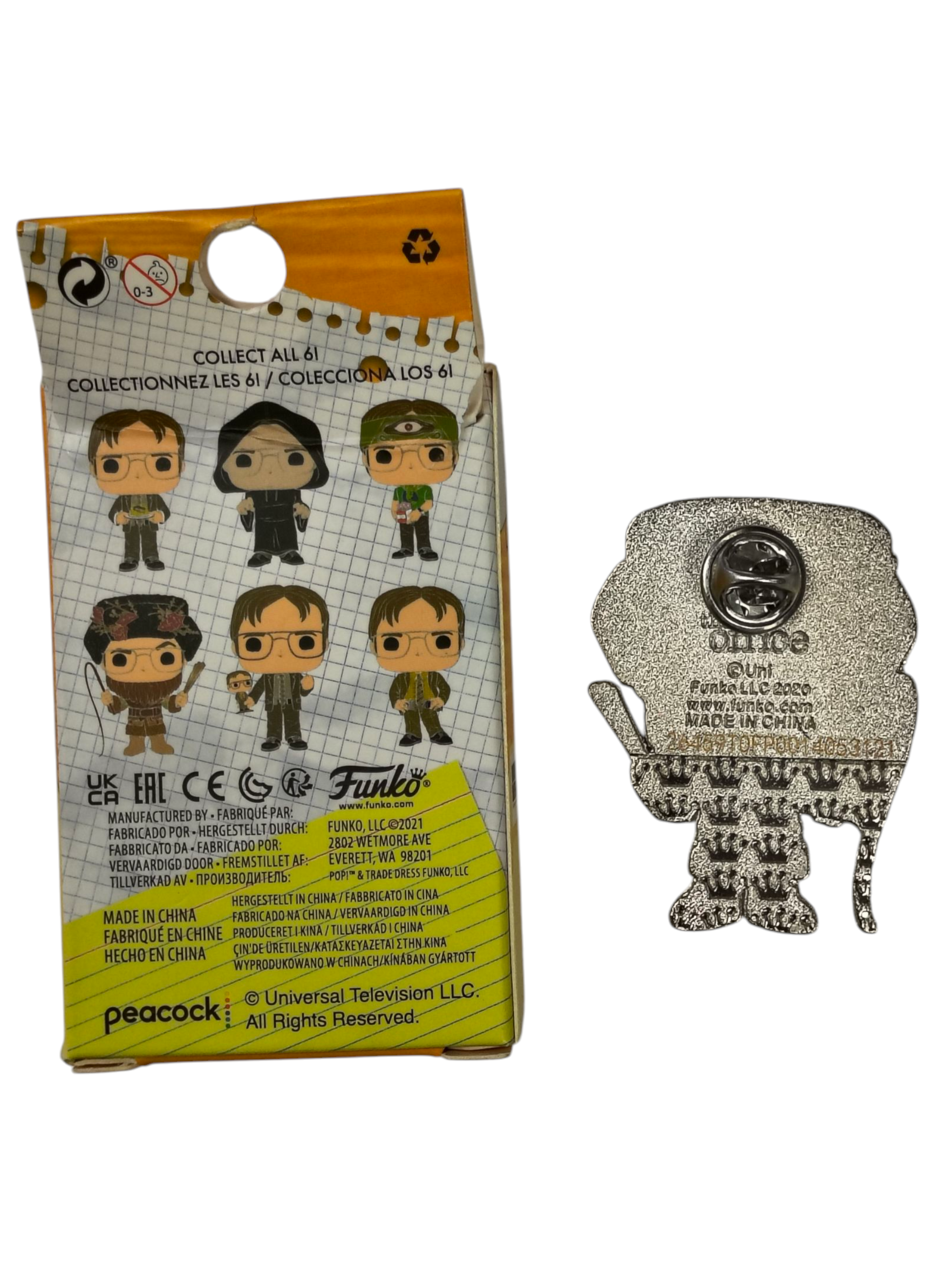 Funko Pop Pin The Office Entertainment Earth Dwight Schrute Belsnickel image 2