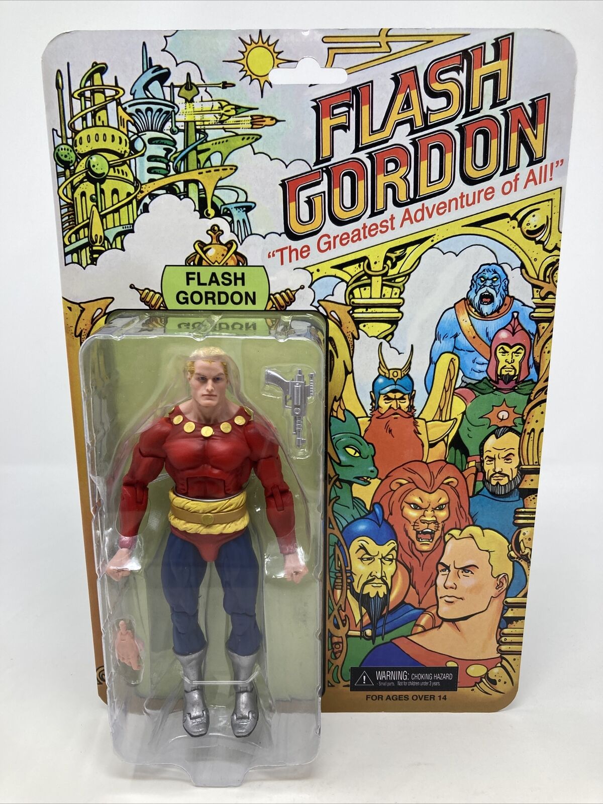 NECA Flash Gordon The Greatest Adventure Classic Flash Gordon 7.5” Figure