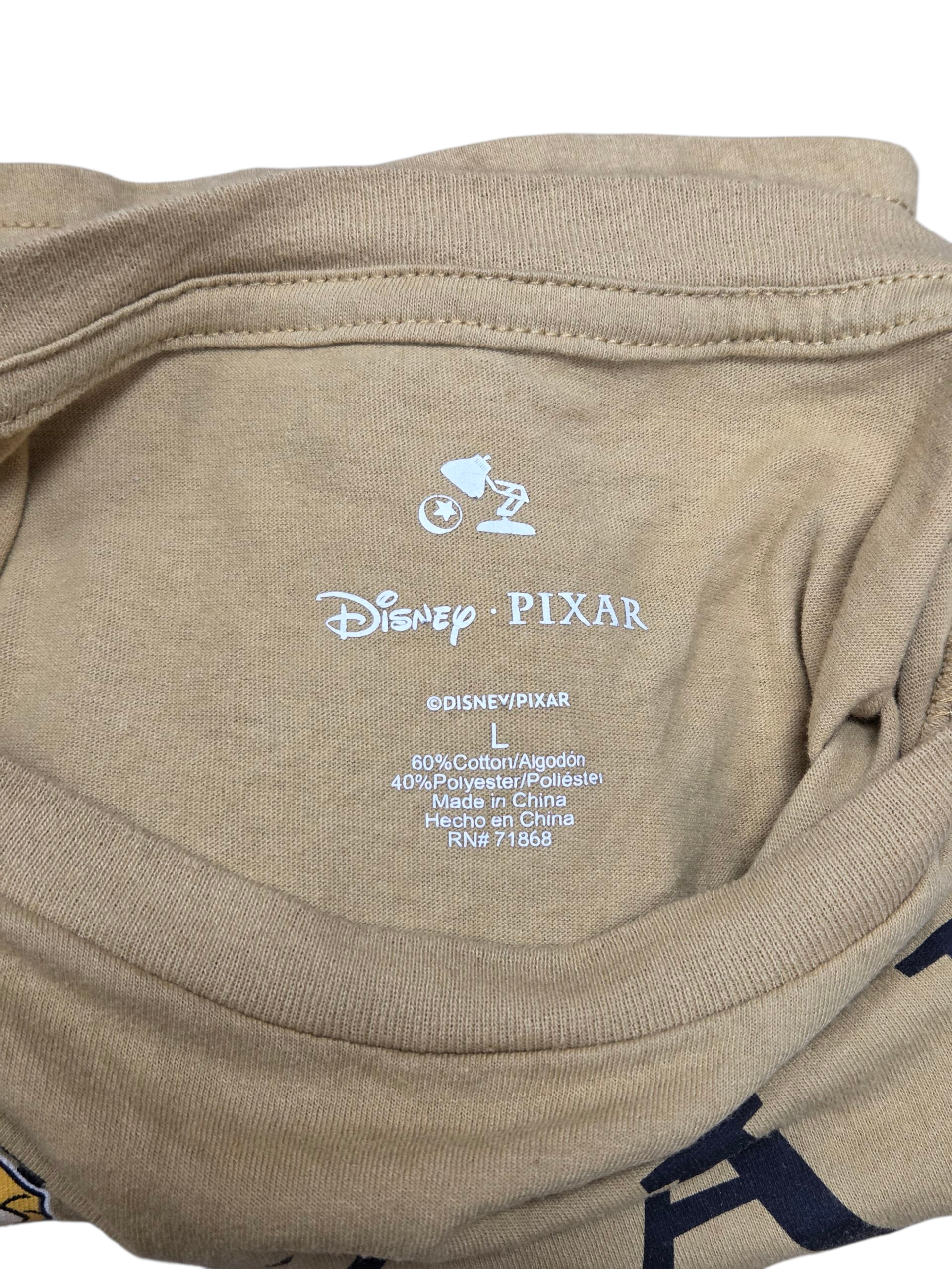Disney Pixar Movies Squares Toy Story Nemo Wall-E Up Monsters Inc T-Shirt Size L image 3