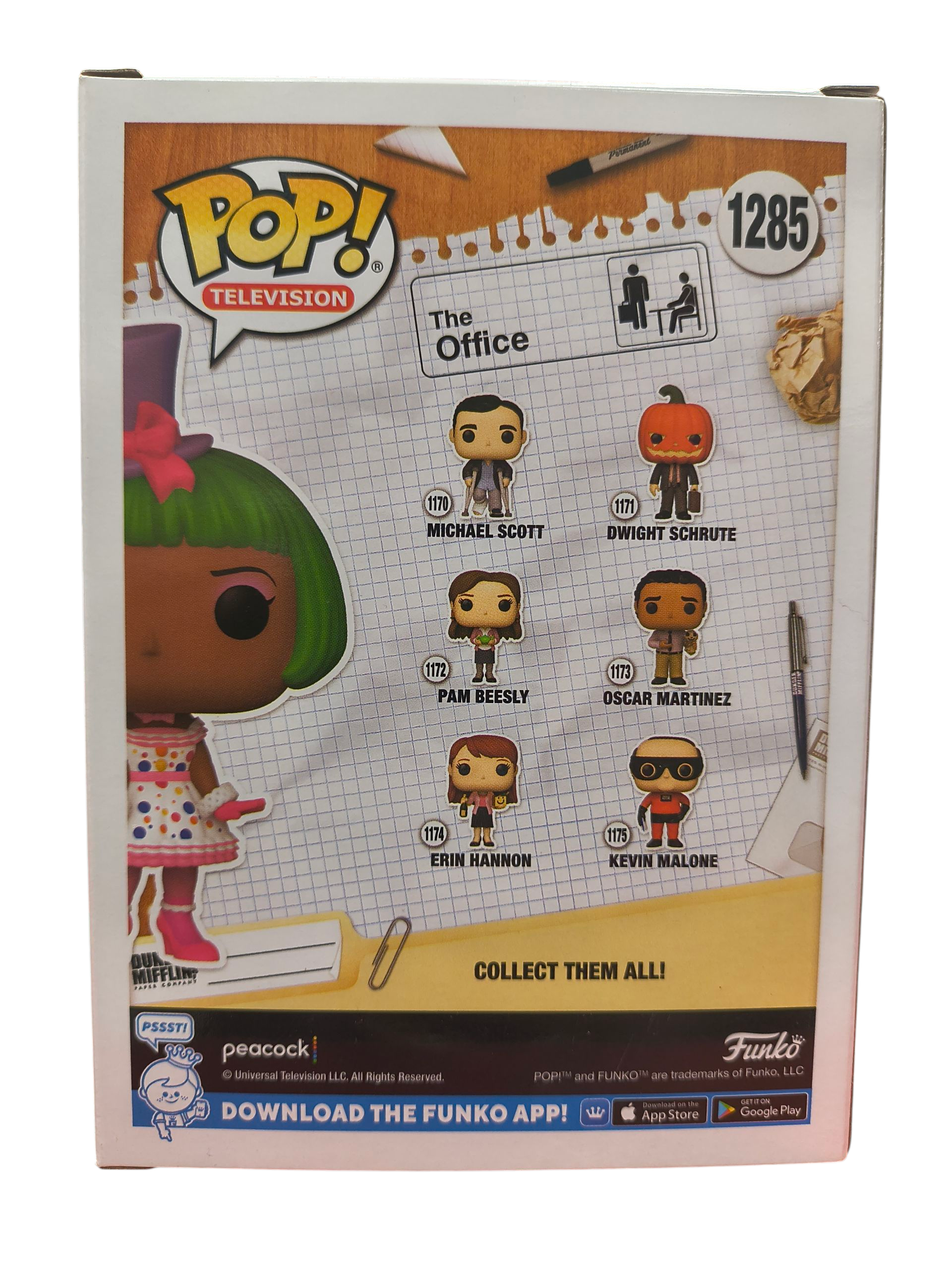 2022 Funko Pop The Office Kelly Kapoor 1285 Limited Edition 2022 Convetion - SC image 2