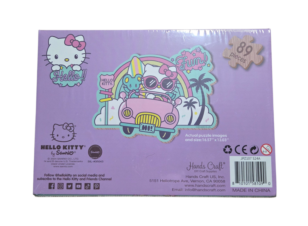 2024 Sanrio Hello Kitty and Friends Kawaii Vacation 89-Piece Jigsaw Puzzle image 2