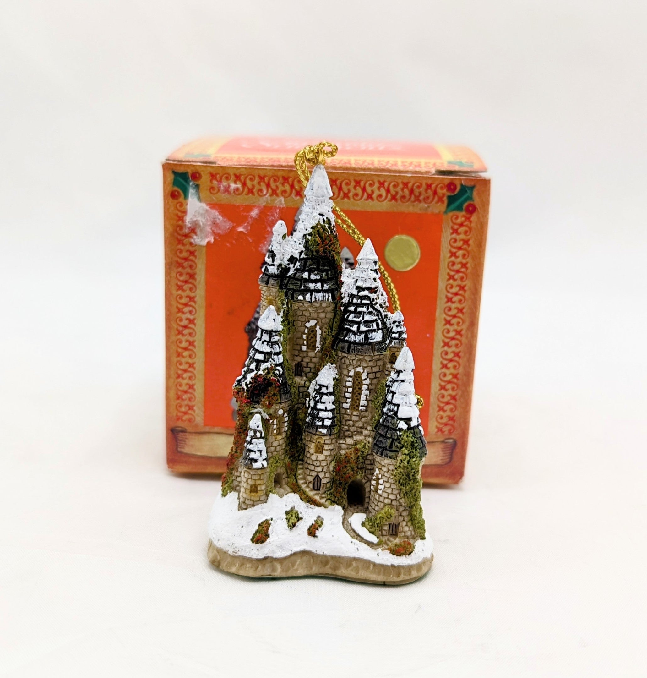 Vintage 1992 David Winter Cottages Fairytale Castle Christmas Ornament