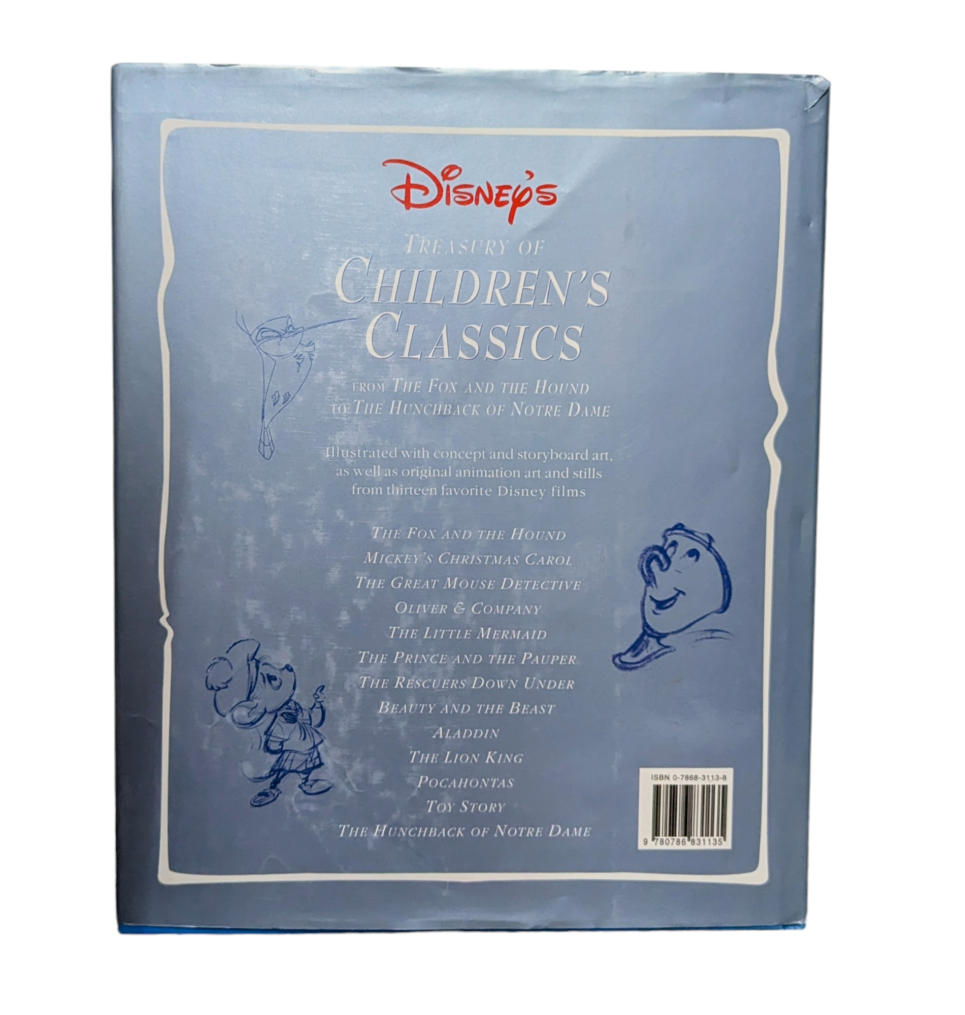 1996 Disney Press Disney's Treasure Of Children's Classics HC Book image 2