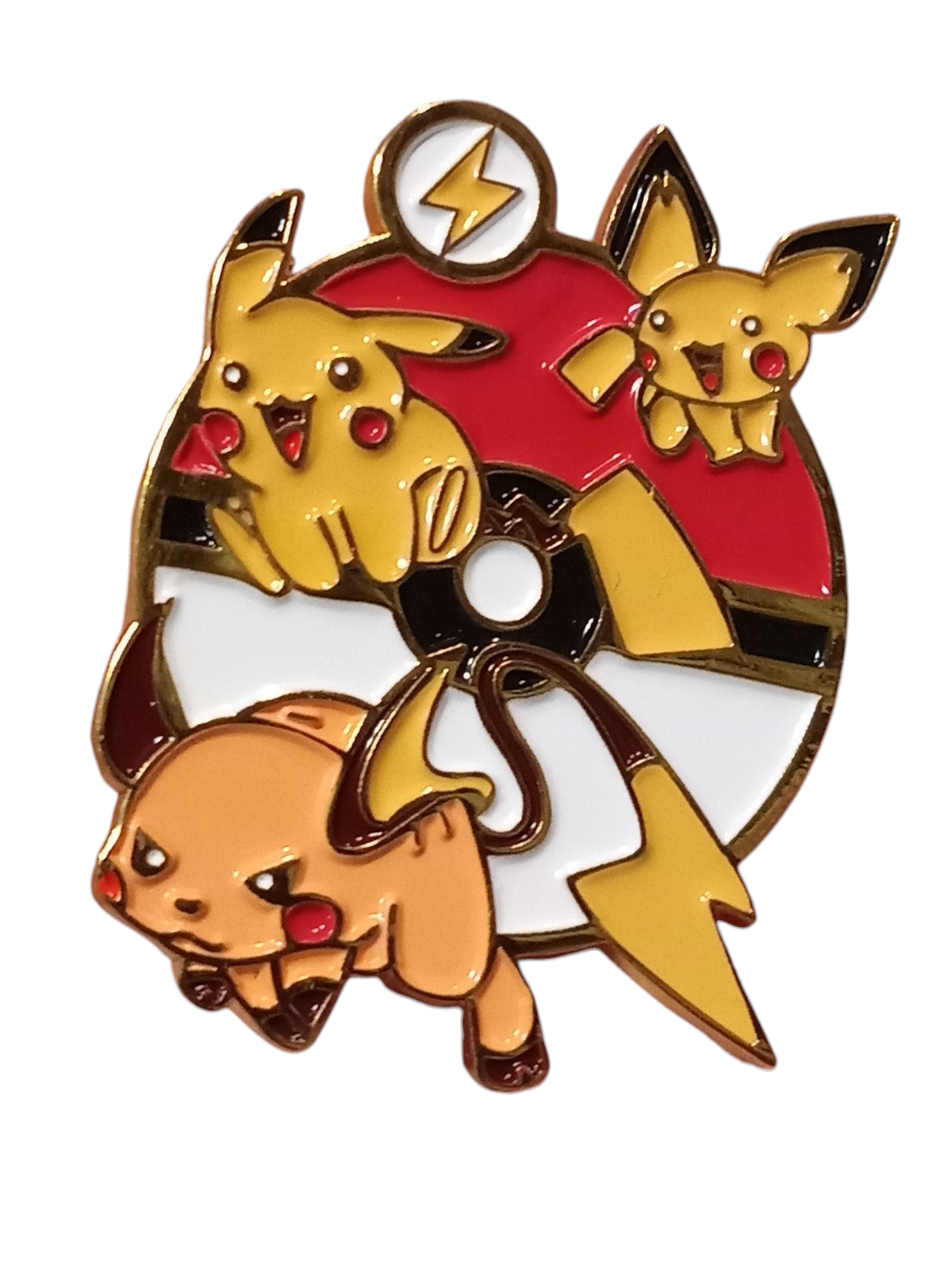 Nintendo Pokemon Pichu Pikachu And Raichu Evolution Enamel Pin