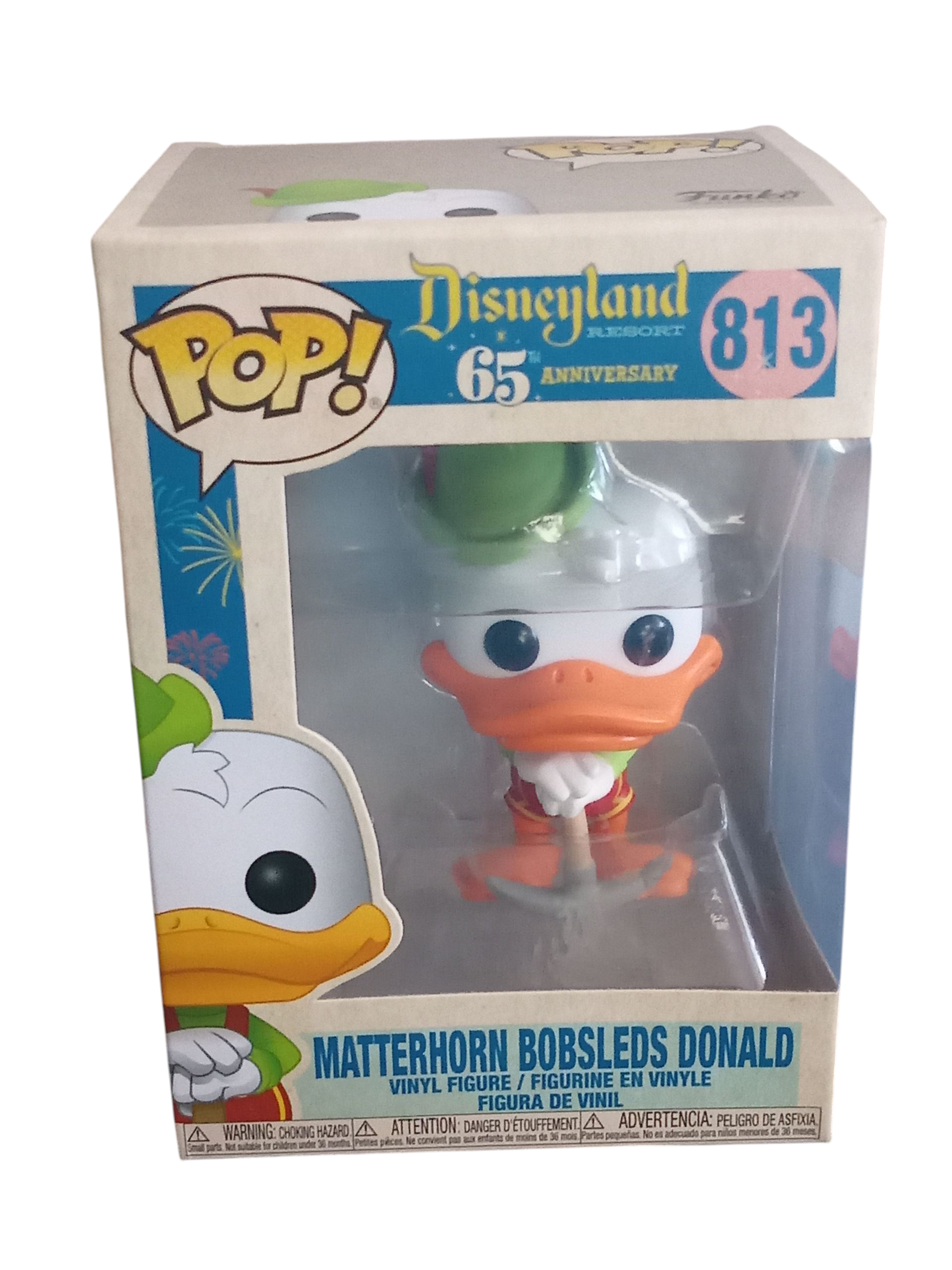 Funko Pop! Disney Disneyland 65th Anniversary Matterhorn Bobsled Donald #813