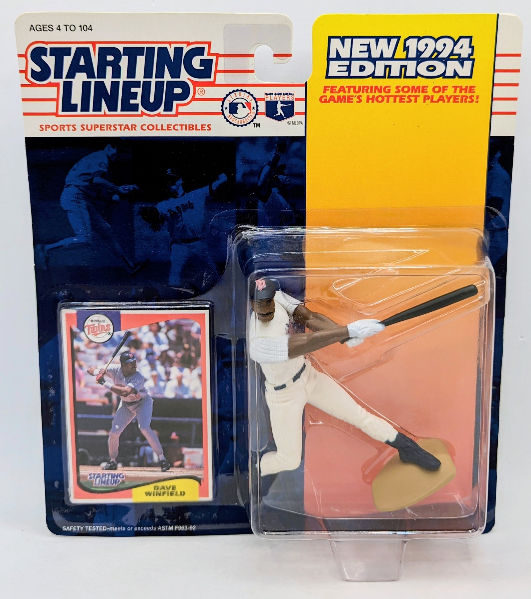 1994 Kenner Starting Lineup Dave Winfield Minnesota Twins MLB Figure