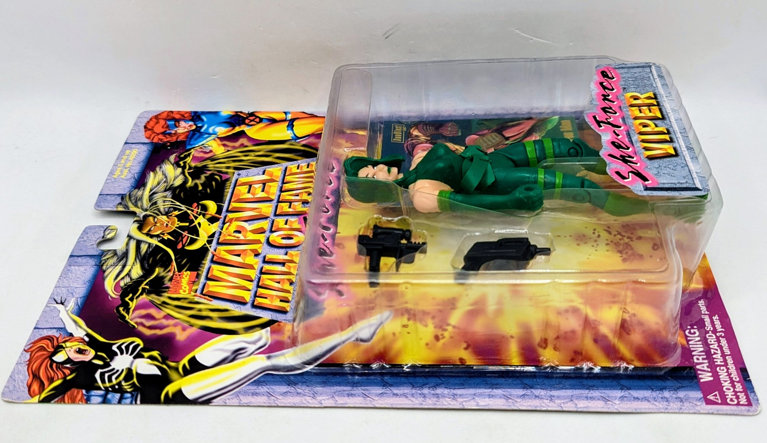 1997 Toy Biz Marvel Comics Marvel Hall of Fame She-Force Viper BX #17 image 3