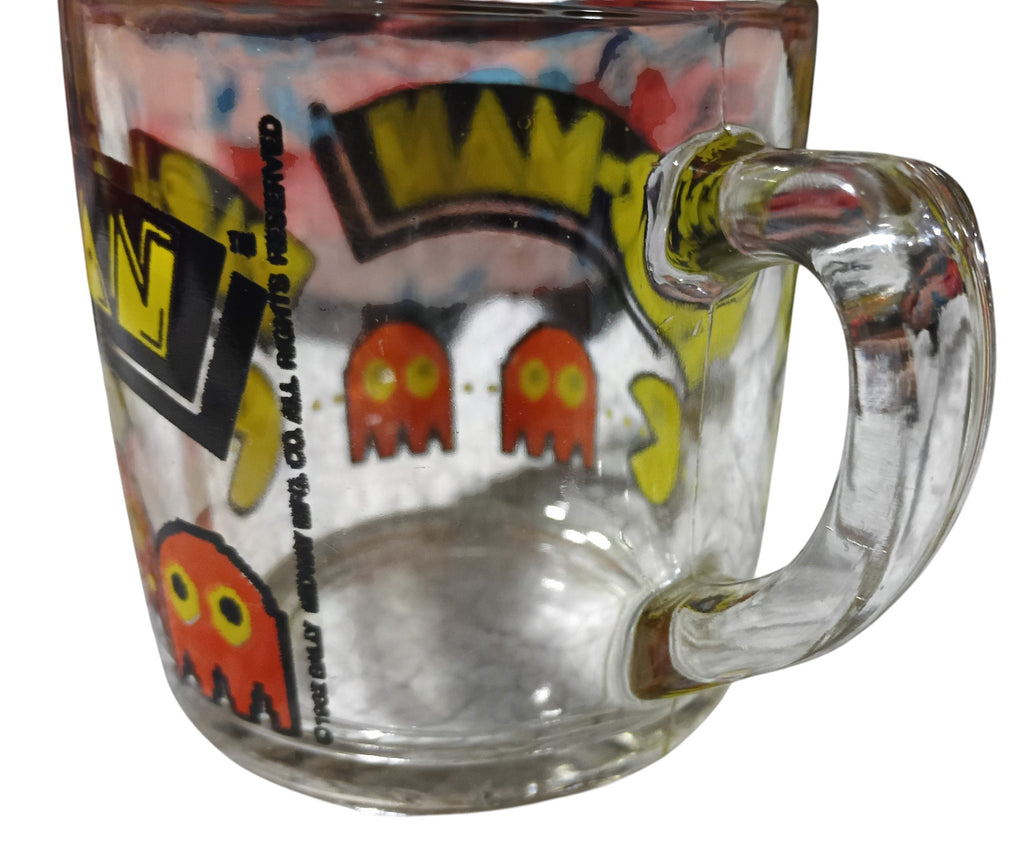 1982 Libbey Bally Midway Mfg Pac Man Glass Coffee Mug image 7