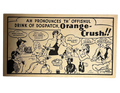 1950 L'il Abner And Friends Dogpatch Orange Crush Envelope Slogan Advertisement