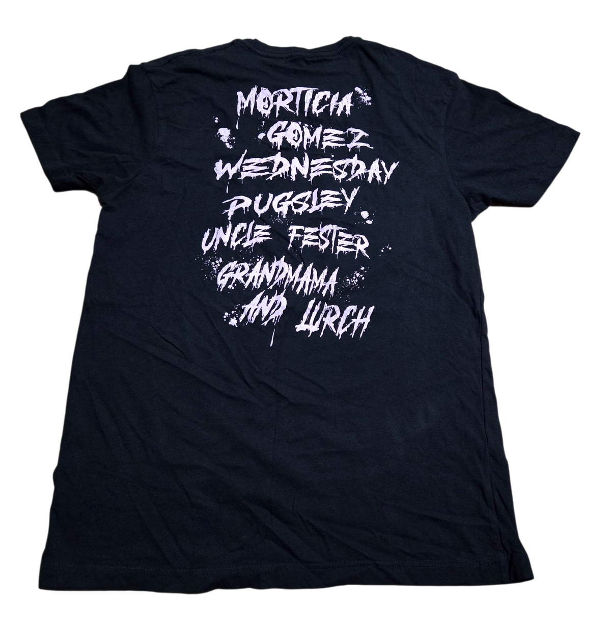Addams Family Double Sided There’s A Touch Of Madness Around Here T-Shirt Large image 2