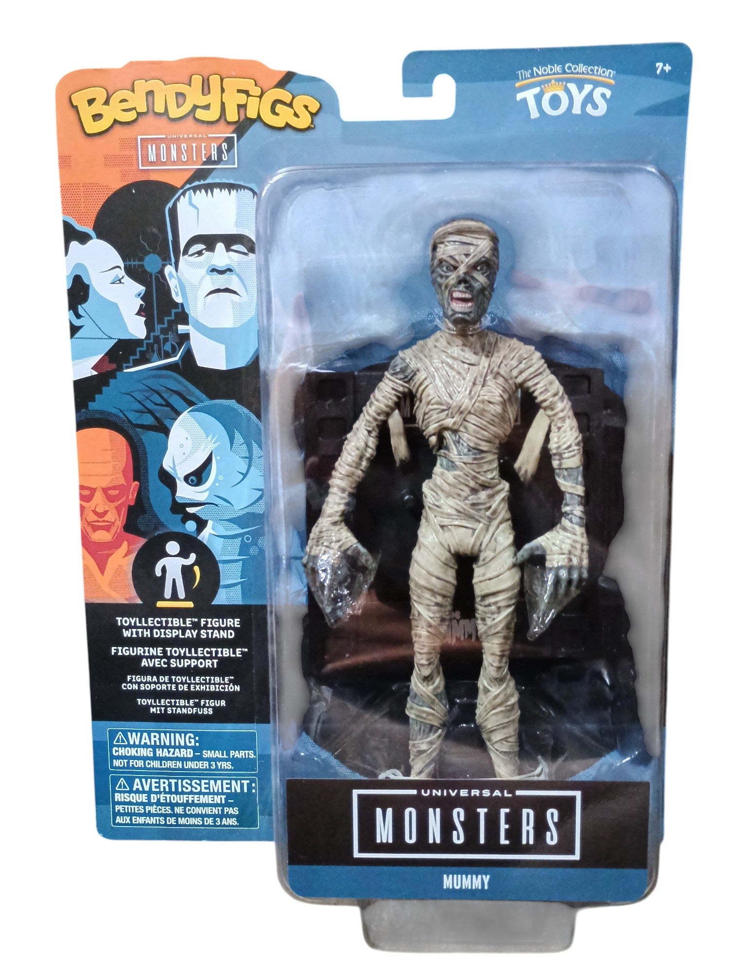 Noble Toys Universal Monsters Mummy Bendyfigs Bendable Figure
