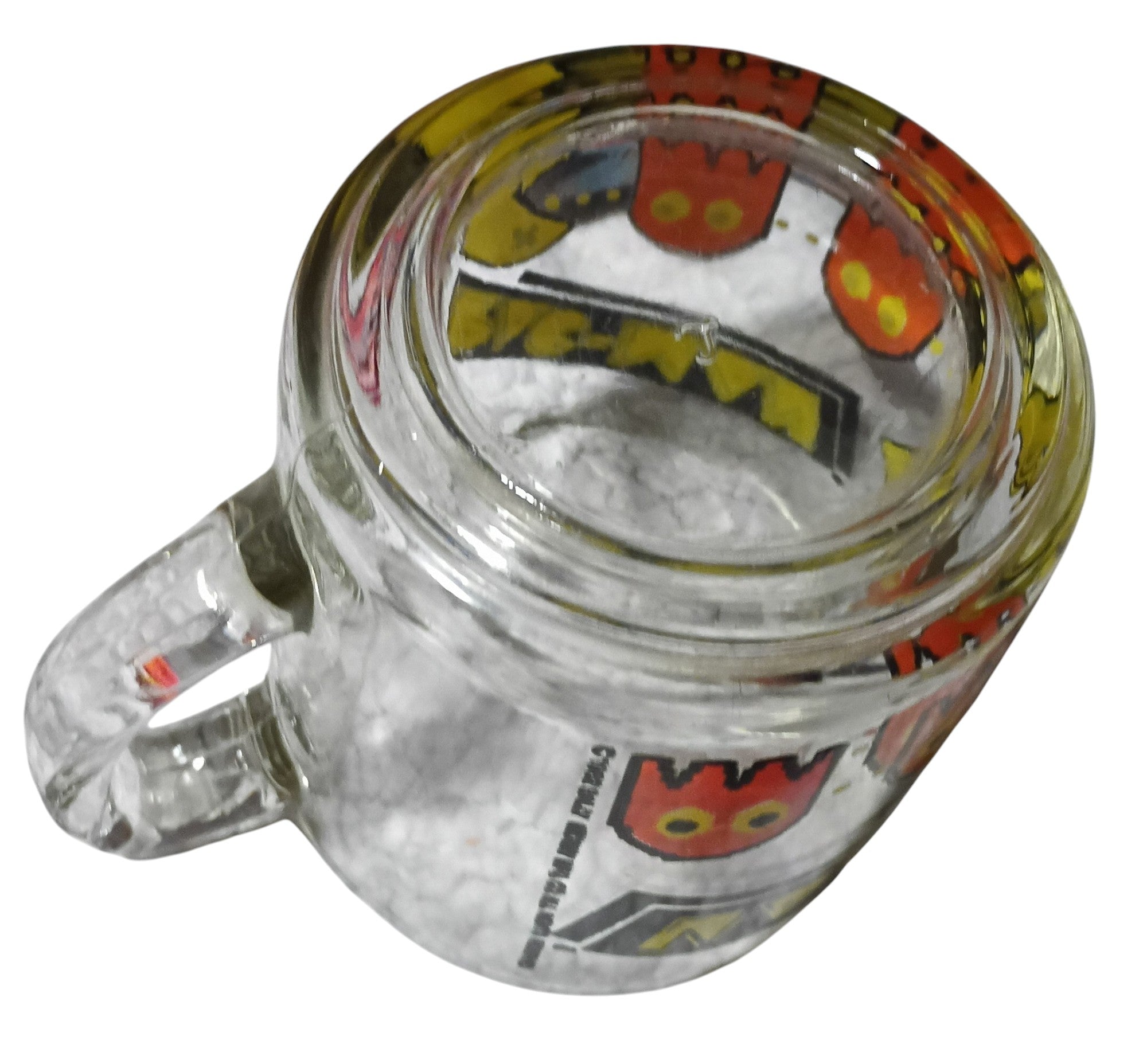 1982 Libbey Bally Midway Mfg Pac Man Glass Coffee Mug image 2