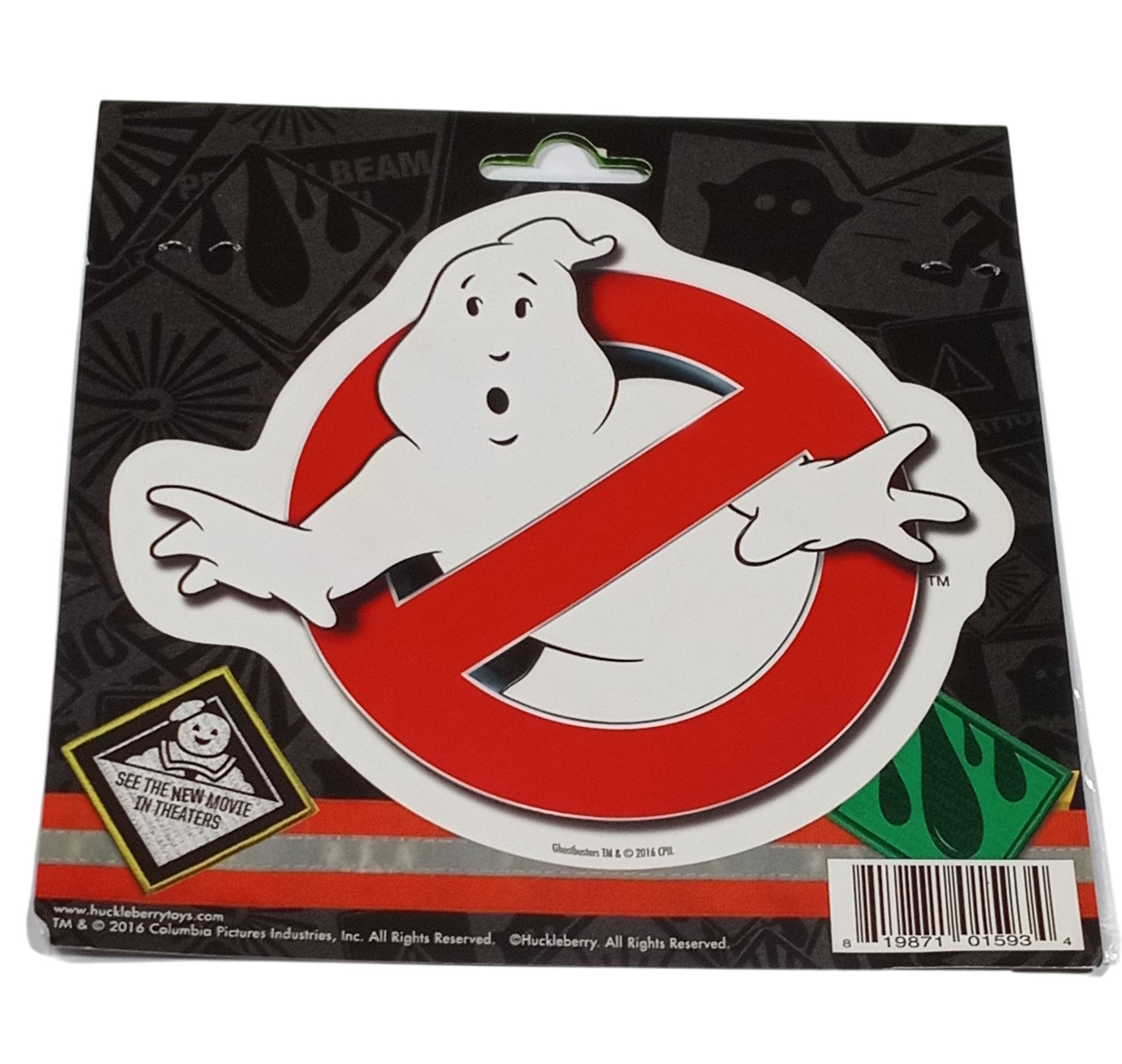 2016 Huckleberry Made In USA 6" Ghostbusters Large Logo Sticker - DT image 2