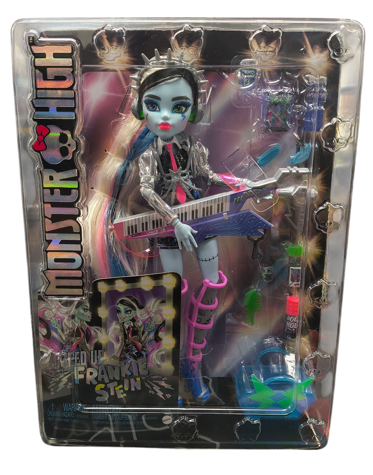 2023 Mattel G3 Monster High Frankie Stein Amped Up Rockstar Doll