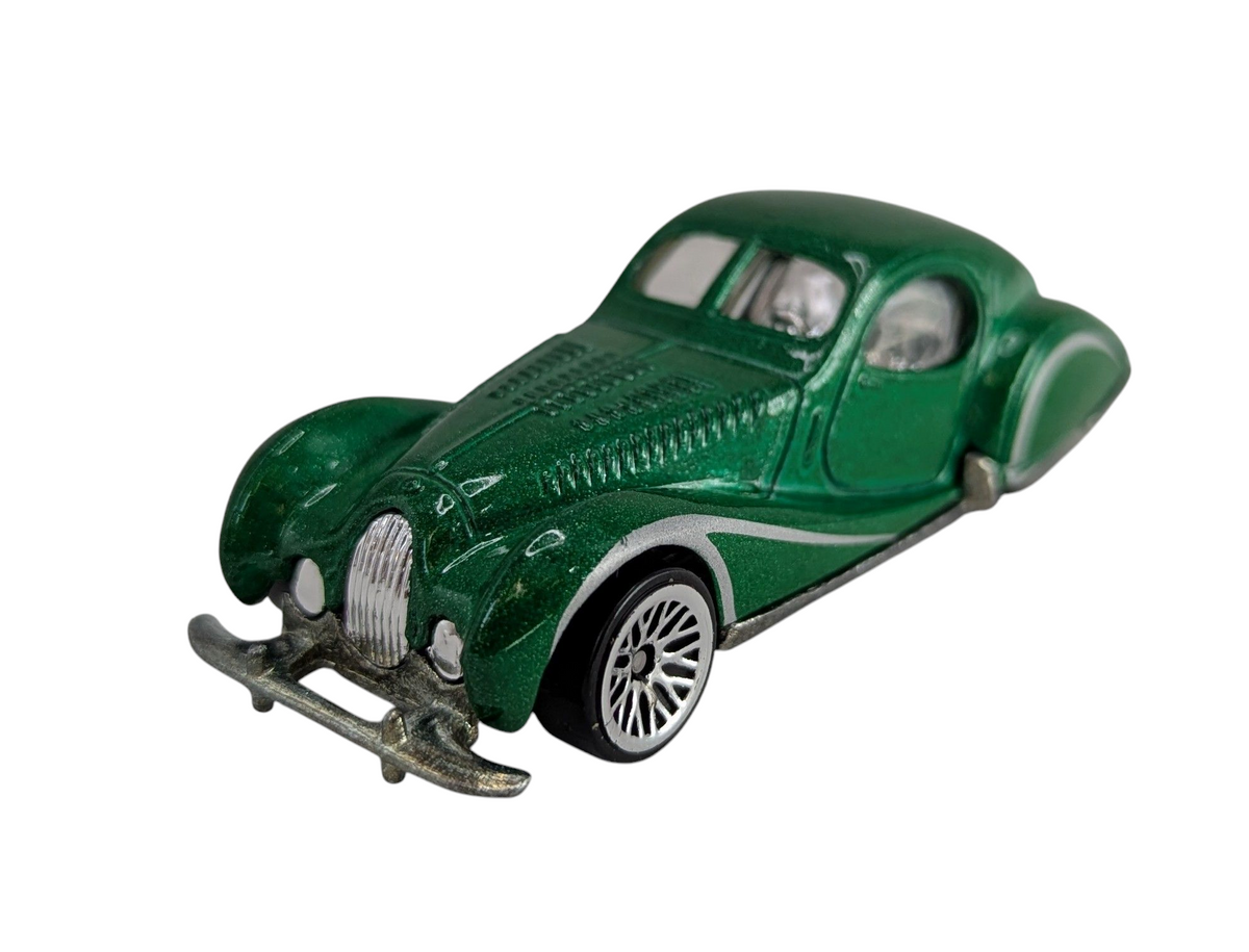 1987 Hot Wheels Roadster Talbot Lago Metalflake Green - Loose