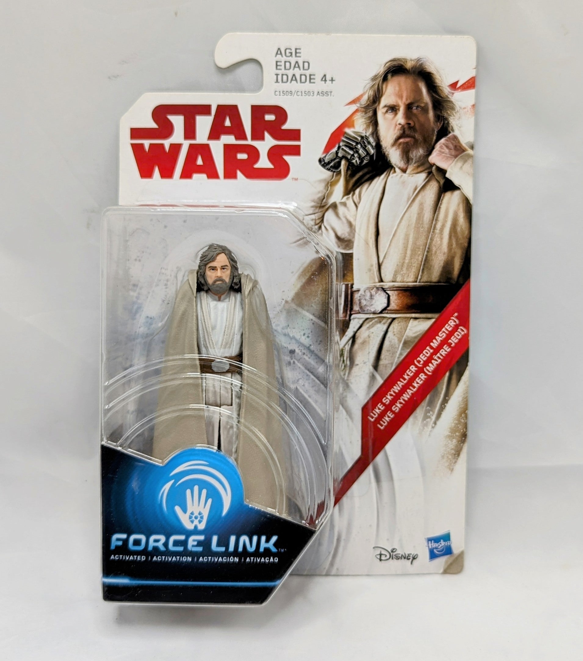 2017 Star Wars Force Link Luke Skywalker (Jedi Master) 3.75"