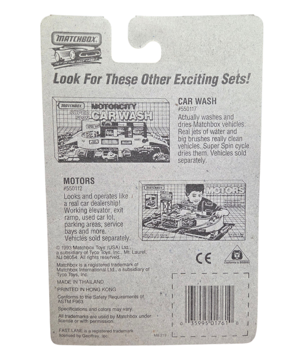 1993 Matchbox Super Fast Nissan 300-ZX #61 New Color Diecast image 2