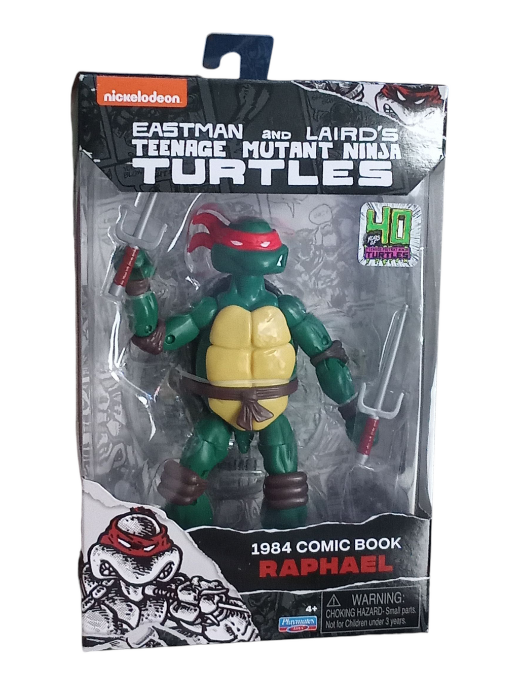 Playmates TMNT 40th Anniversary Comic Book Series Raphael Action Figure