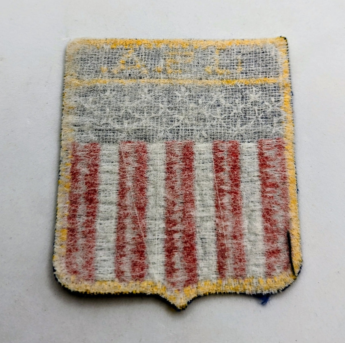 Vintage Embroidered United States Of America Flag Shield Patch image 2