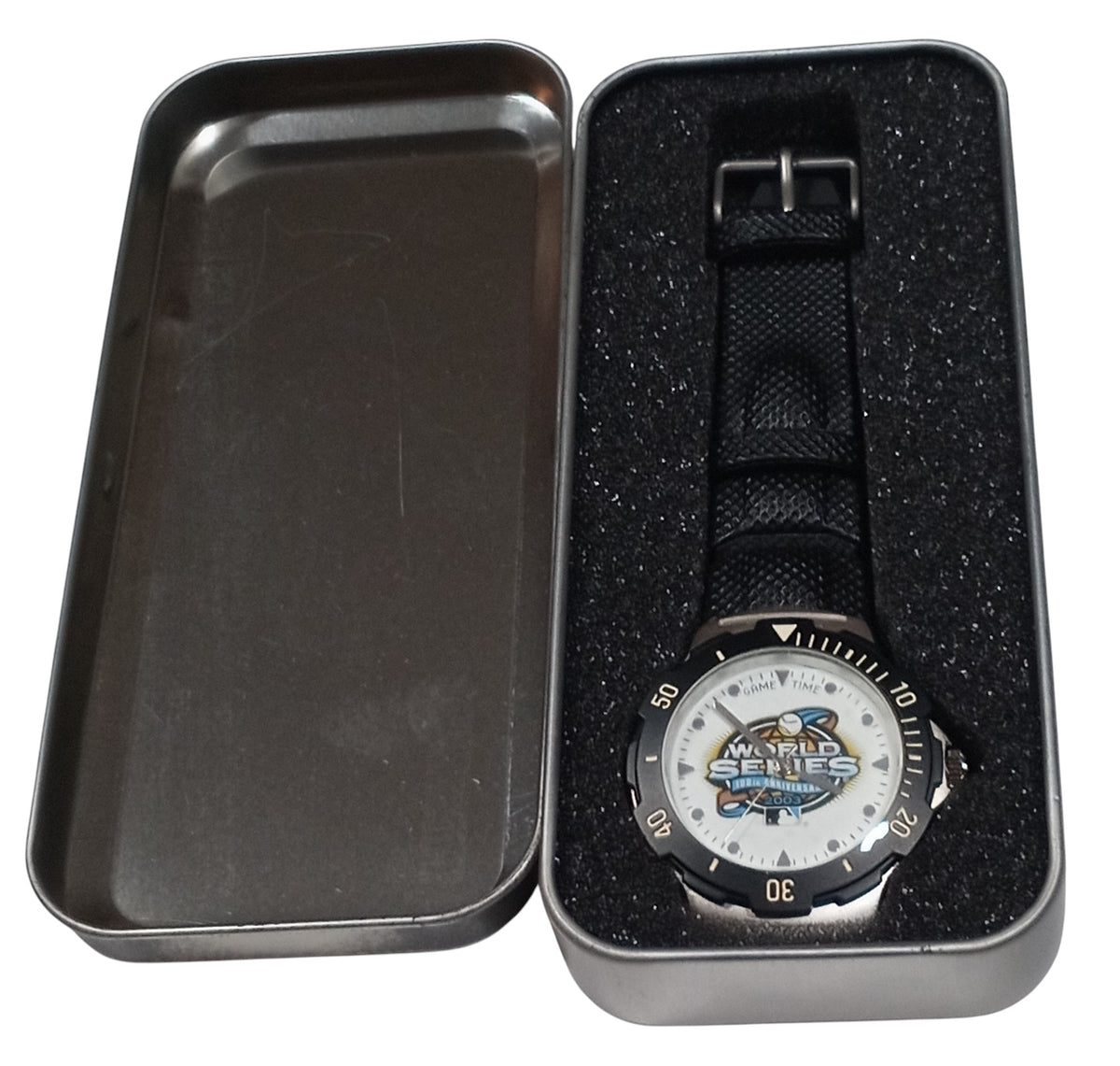 Game Time 2003 World Series Baseball 100th Anniversary Quartz Mens Watch - DT