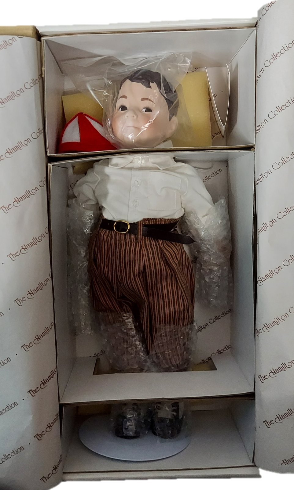 1993 King World The Little Rascals 14" Spanky Porcelain Doll Hamilton Collection image 2