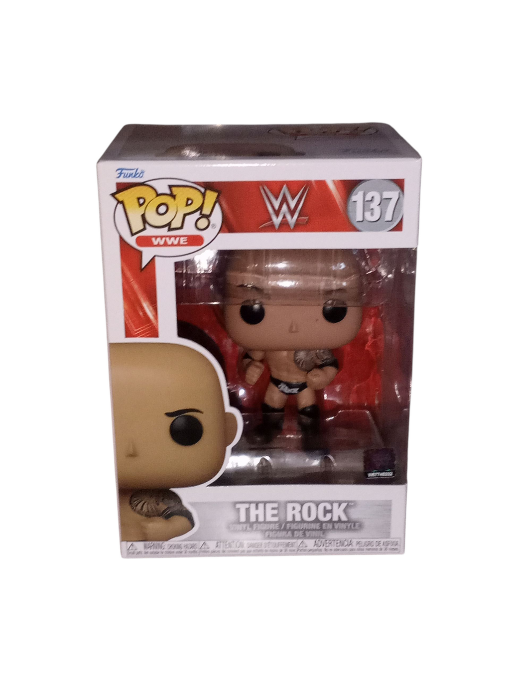Funko Pop! WWE Wrestling The Rock #137 Dwayne The Rock Johnson Vinyl Figure