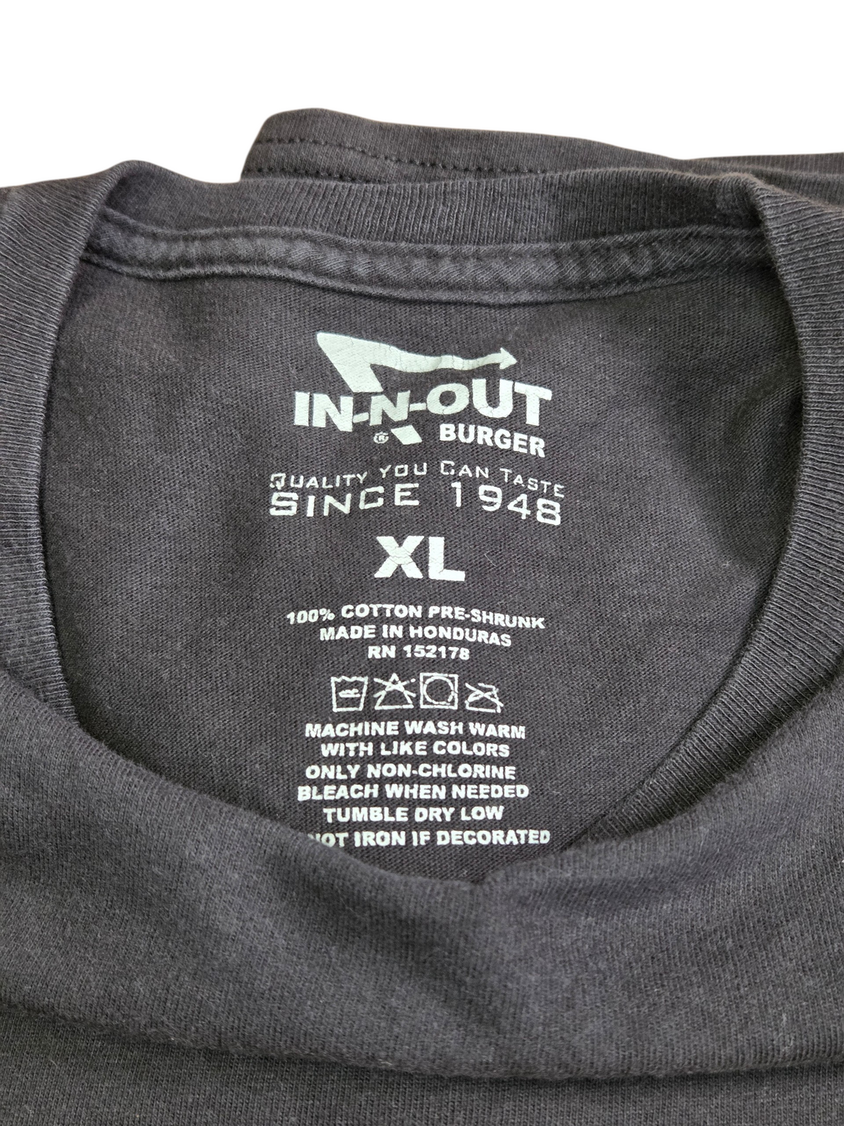 In-N-Out Burger Black Las Vegas Classic Cars Sunset Mike Rider T-Shirt XL image 3