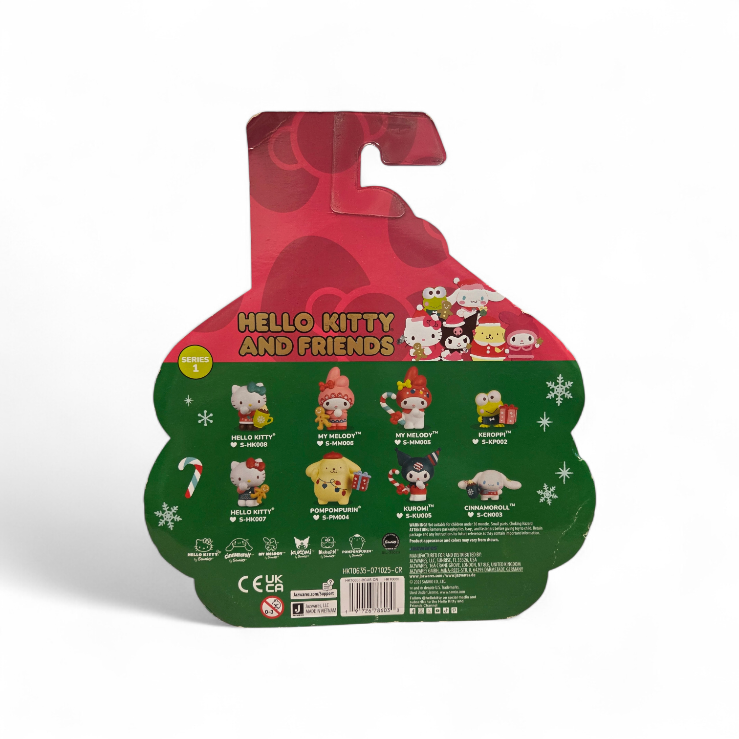 Jazwares Sanrio Holiday Hello Kitty & Friends Series 1 Kuromi & Cinnamoroll image 2