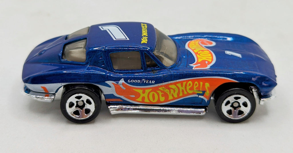 1979 Hot Wheels '63 Corvette Blue Diecast Loose Car image 2