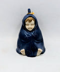 AA Importing St Louis 4.5" Ceramic Baby Wrapped In Blue Blanket Bell Ornament