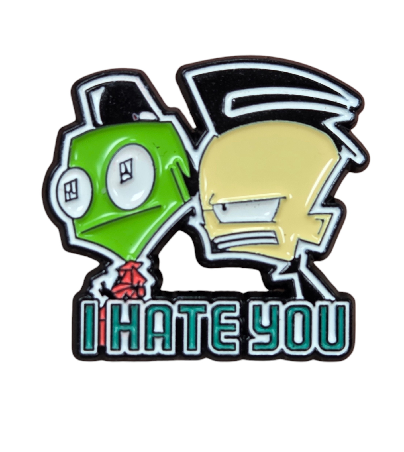 Nickelodeon Invader Zim And Dib I Hate You Enamel Pin