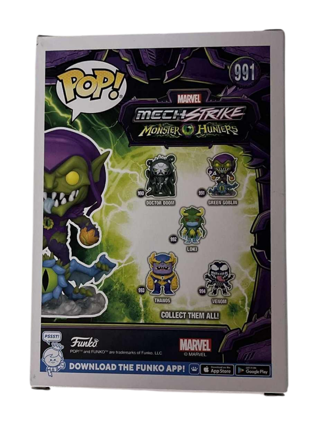 2022 Funko Pop MechStrike Monster Hunter Green Goblin Exclusive GITD - SC image 2