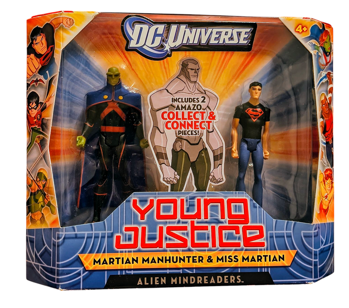 2011 Mattel DC Young Justice Martian Manhunter & Superboy Collect & Connect