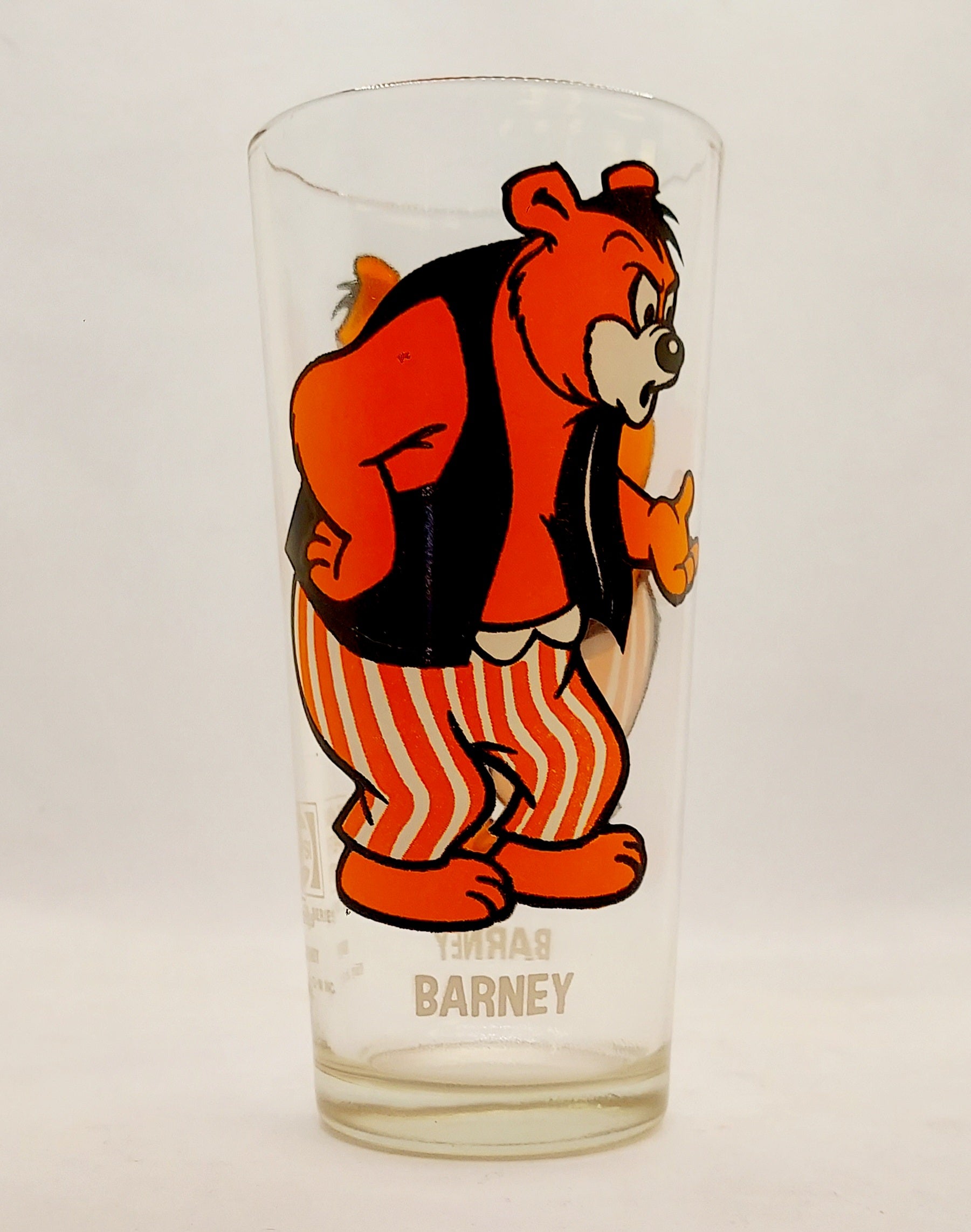 1975 Warner Bros Looney Tunes Barney Bear Pepsi Collector Series Glass image 3