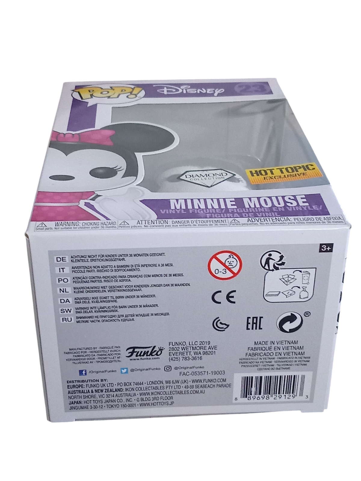 Funko Pop! Disney Minnie Mouse #23 Hot Topic Exclusive Diamond image 6
