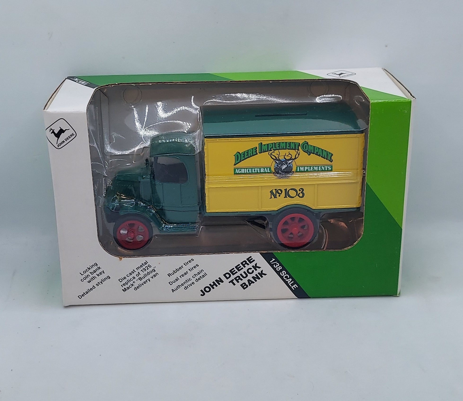 1989 ERTL John Deere Truck Bank 1\38 #5564