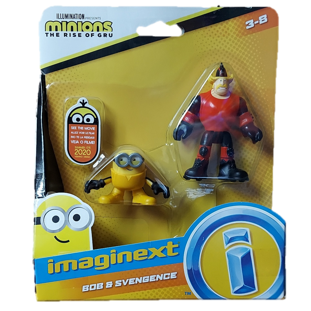 Imaginext Minions: The Rise of Gru Bob And Svengence Figure Set