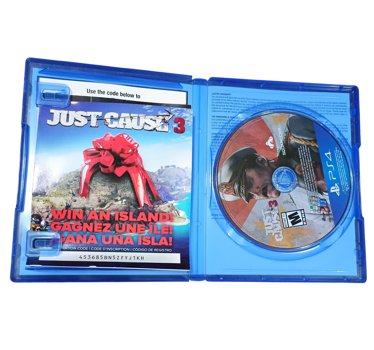 2015 Square Enix Just Cause 3 Day One Edition PlayStation 4 PS4 Video Game CIB image 3