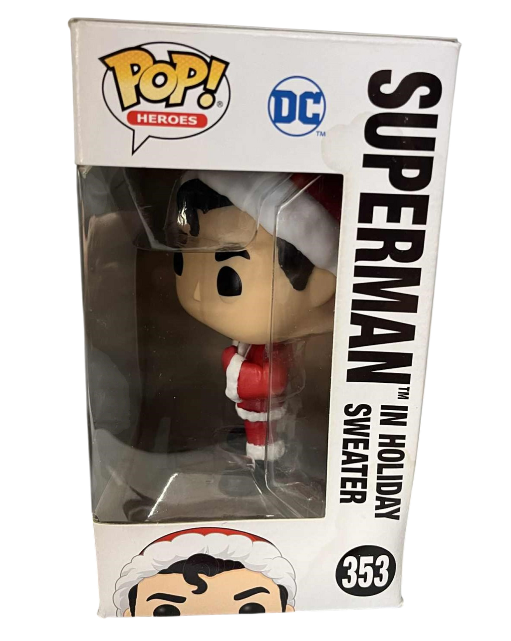 Funko POP! Super Heroes DC Comics Superman In Holiday Sweater #353 image 4