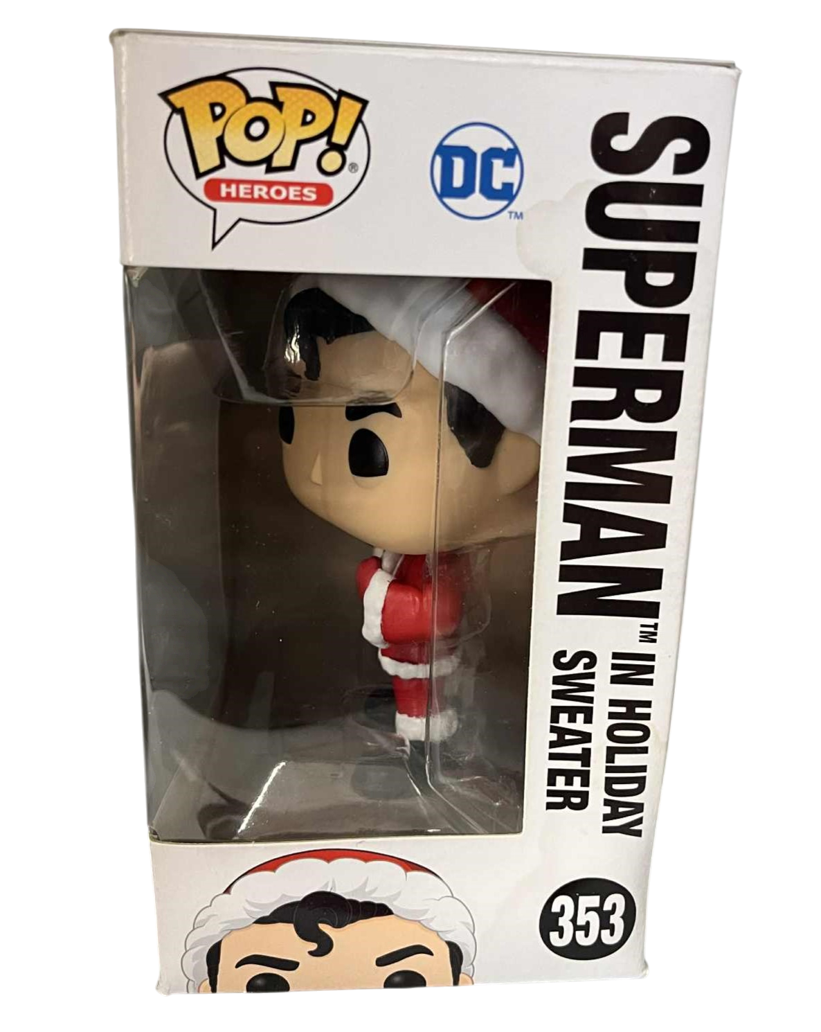 Funko POP! Super Heroes DC Comics Superman In Holiday Sweater #353 image 4
