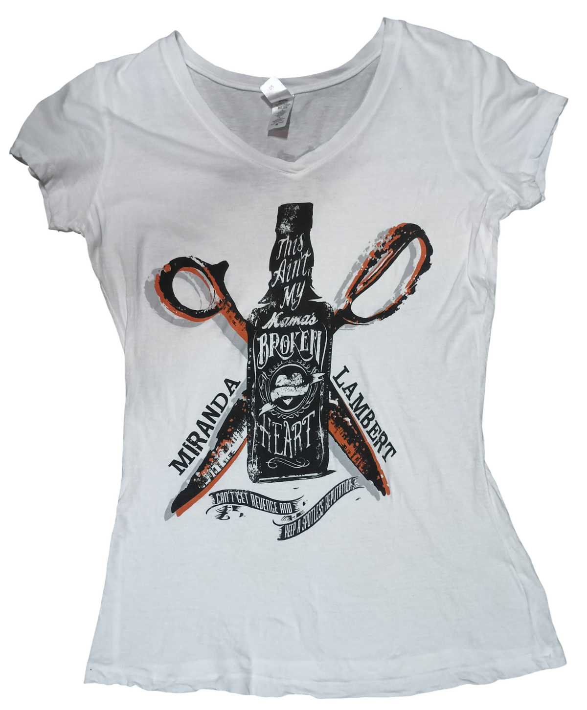 Miranda Lambert This Ain't My Mama's Broken Heart White Womens Medium T-Shirt