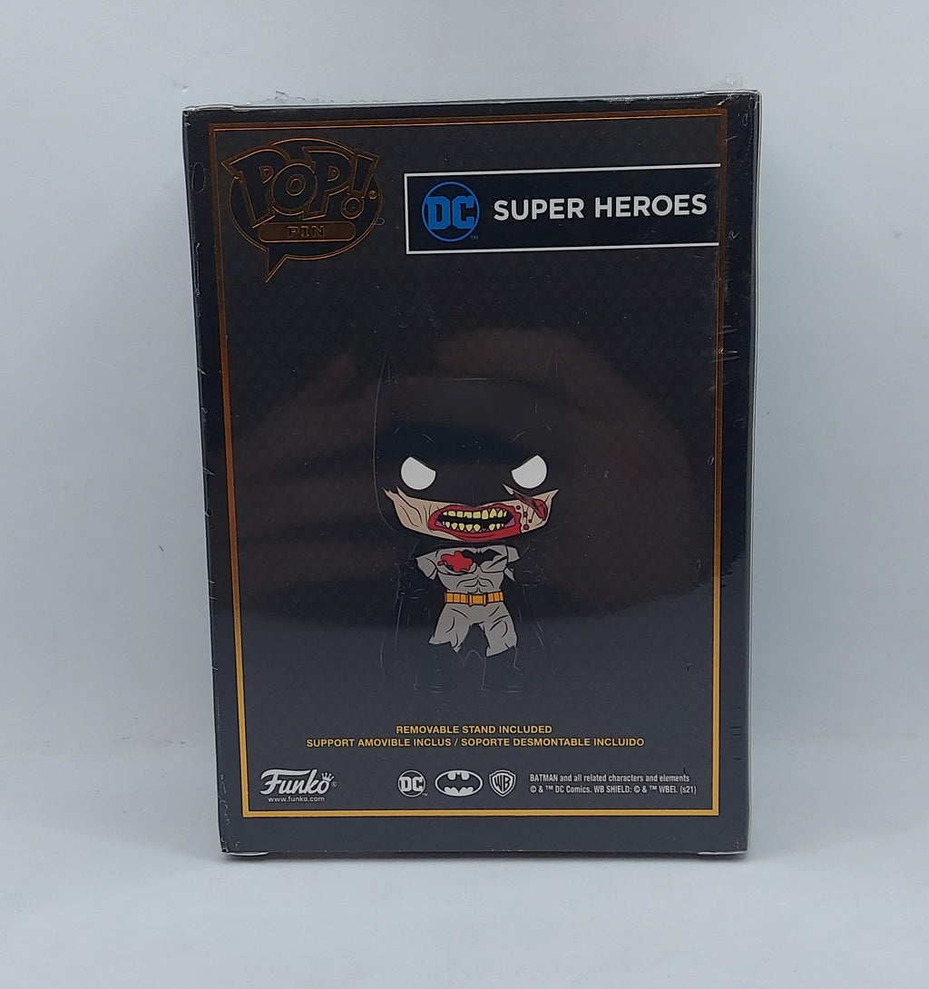Gamestop Exclusive Pop! DCeased Bloody Batman Enamel Pin image 2